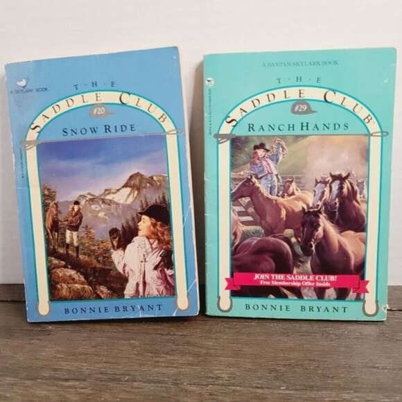 Vintage Other - Vintage 90s The Saddle Club BY Bonnie Bryant #29 #20 Book Bundle